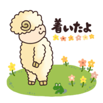 Sheep and Lion sticker #3414027