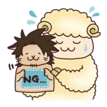 Sheep and Lion sticker #3414032