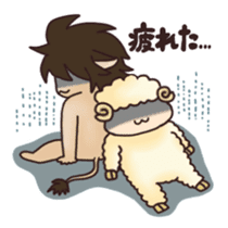 Sheep and Lion sticker #3414036
