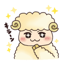 Sheep and Lion sticker #3414040