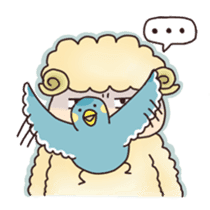 Sheep and Lion sticker #3414044