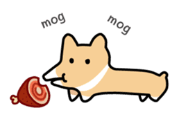 Koimo of the world of Corgi sticker #3414468