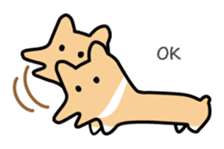 Koimo of the world of Corgi sticker #3414472