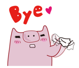 Piggy & friend sticker #3416507