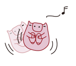 Piggy & friend sticker #3416511