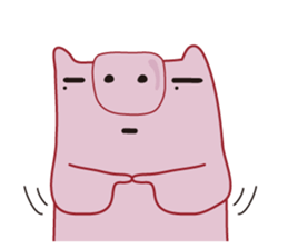 Piggy & friend sticker #3416512