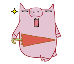 Piggy & friend sticker #3416513
