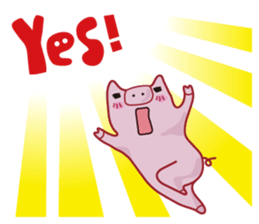 Piggy & friend sticker #3416518