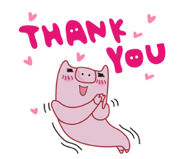 Piggy & friend sticker #3416520