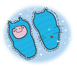 Piggy & friend sticker #3416523