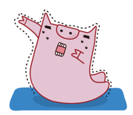 Piggy & friend sticker #3416527