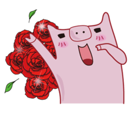 Piggy & friend sticker #3416529