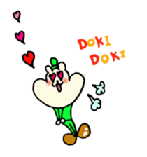 lovely rice cake hamster sticker sticker #3417722