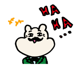 lovely rice cake hamster sticker sticker #3417732