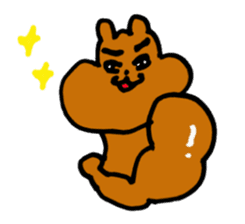 lovely rice cake hamster sticker sticker #3417736