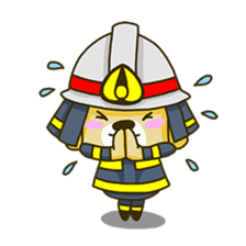 fire  dog sticker #3417809