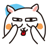 Ugly cat busakiti sticker #3418507