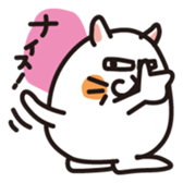 Ugly cat busakiti sticker #3418515