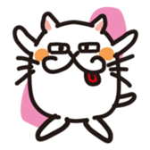 Ugly cat busakiti sticker #3418516