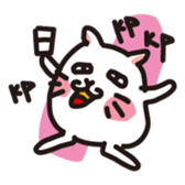 Ugly cat busakiti sticker #3418518