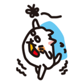 Ugly cat busakiti sticker #3418525