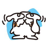 Ugly cat busakiti sticker #3418528