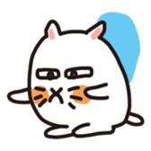 Ugly cat busakiti sticker #3418536