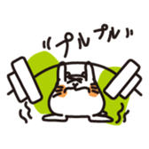 Ugly cat busakiti sticker #3418542