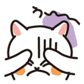 Ugly cat busakiti sticker #3418544