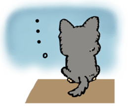 Juggler dog sticker #3418750