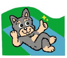 Juggler dog sticker #3418755