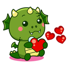 Dun the funny dragon sticker #3418831