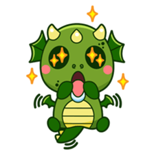 Dun the funny dragon sticker #3418832