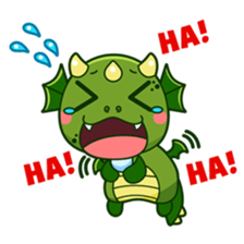Dun the funny dragon sticker #3418833