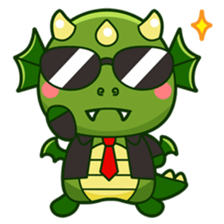 Dun the funny dragon sticker #3418834