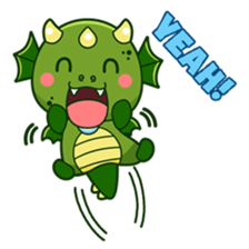 Dun the funny dragon sticker #3418837