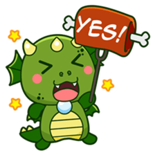 Dun the funny dragon sticker #3418842