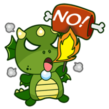 Dun the funny dragon sticker #3418843