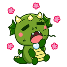 Dun the funny dragon sticker #3418848