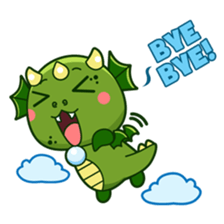 Dun the funny dragon sticker #3418851