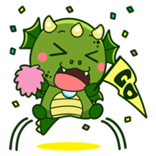 Dun the funny dragon sticker #3418854