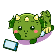 Dun the funny dragon sticker #3418863