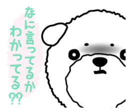 Sharp tongue ! Dogbear Couchan sticker #3419069