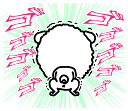 Sharp tongue ! Dogbear Couchan sticker #3419102