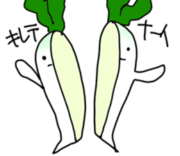 Radish Actor Two sticker #3419468