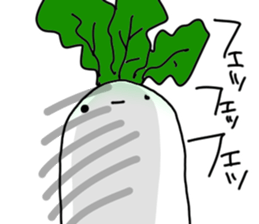 Radish Actor Two sticker #3419479
