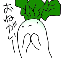 Radish Actor Two sticker #3419488