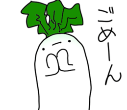 Radish Actor Two sticker #3419489