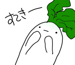 Radish Actor Two sticker #3419499