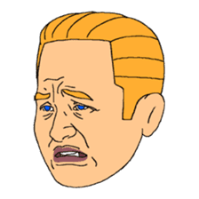 <J-Stickers>Here comes Mr.Blonde! sticker #3419669